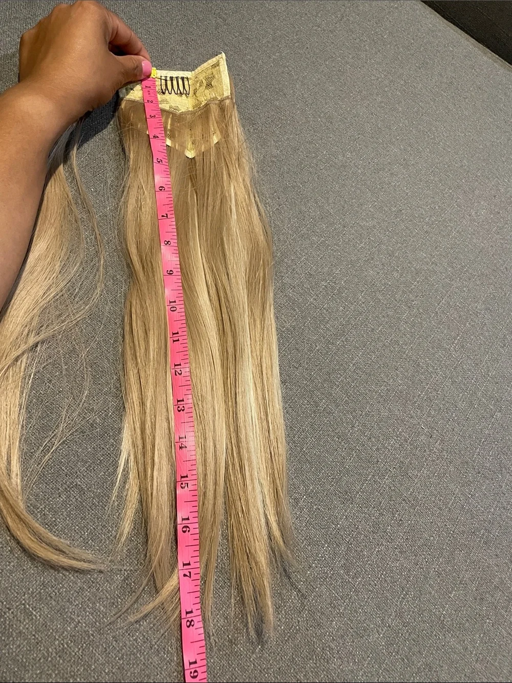 Mix Blonde Highlights Wrap Around Ponytail Clip-In Hair Extension